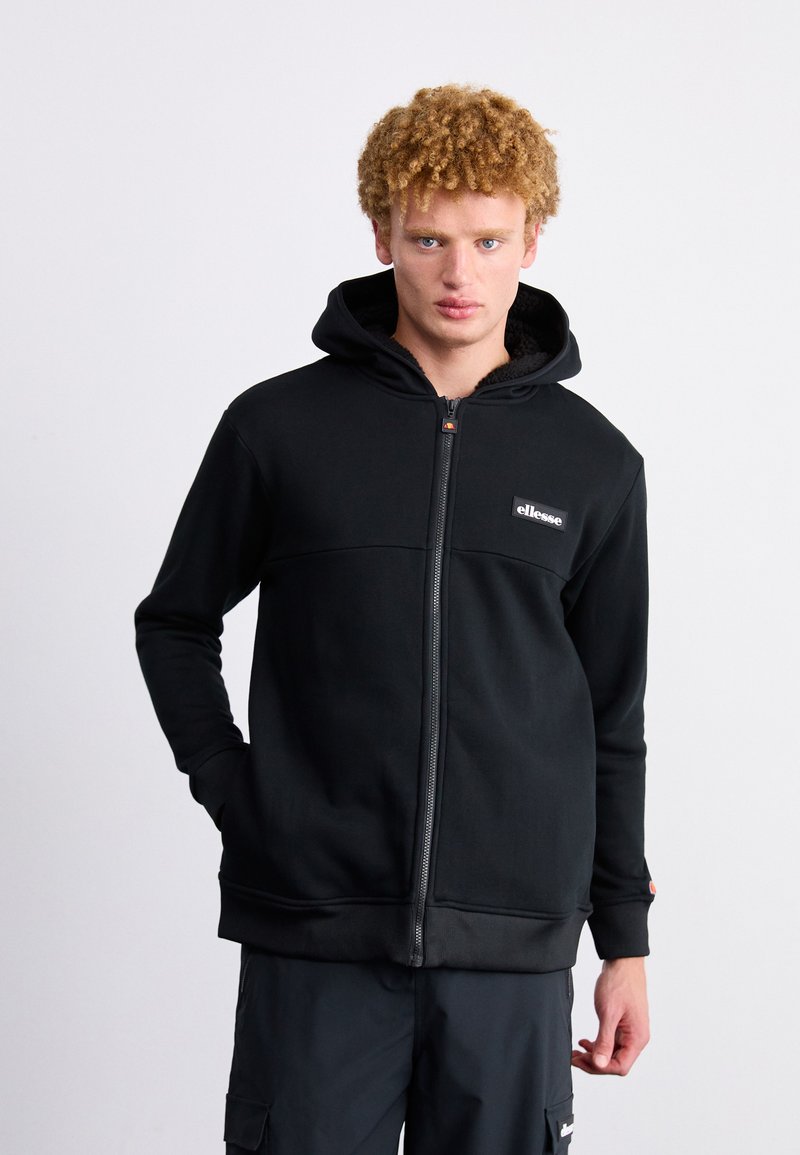 Ellesse MILLEROS - Mikina so zipsom - black