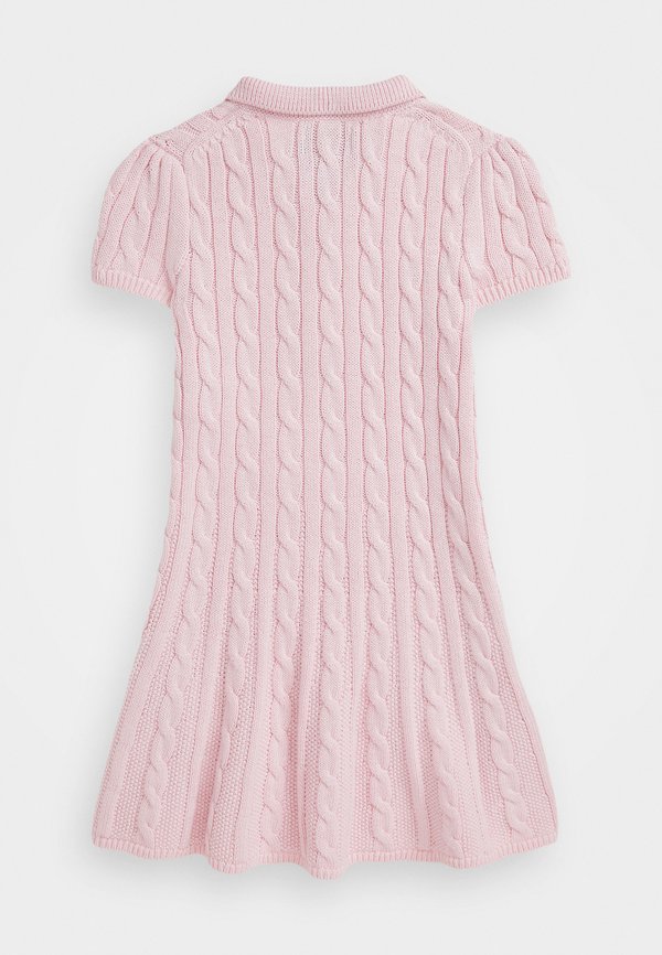 CABLE KNIT COTTON POLO JUMPER DRESS - Jumper dress2
