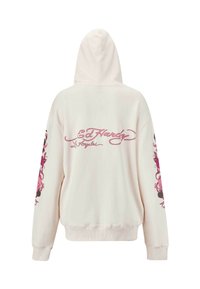 Ed Hardy LOVE WRAPPED RELAXED THRU  - Felpa con zip - pink