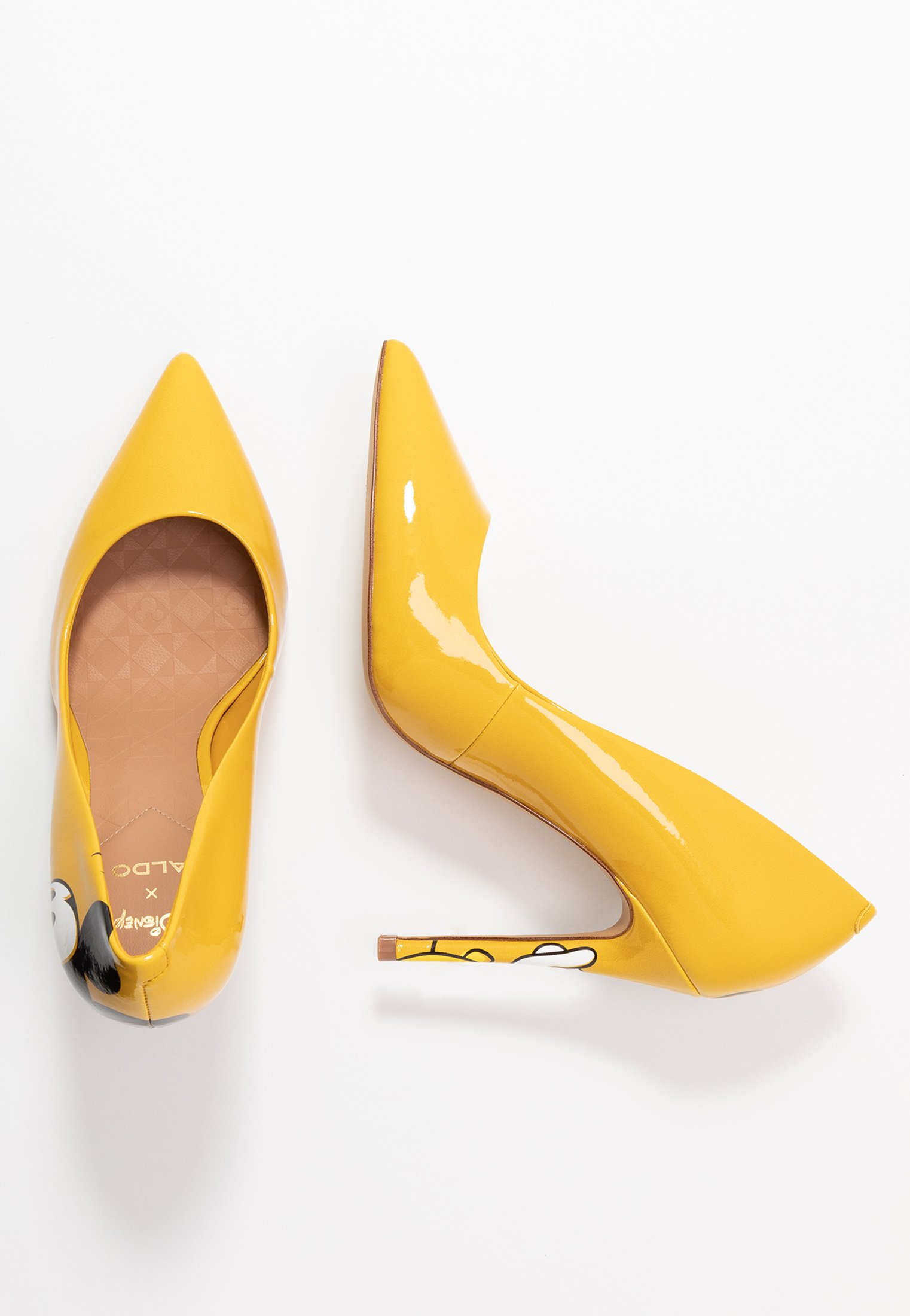 ALDO STESSYMICKEY DISNEY Hoge hakken yellowGeel Tamaris Enkellaarsjes met hoge hak yellowGeel Zalando.nl