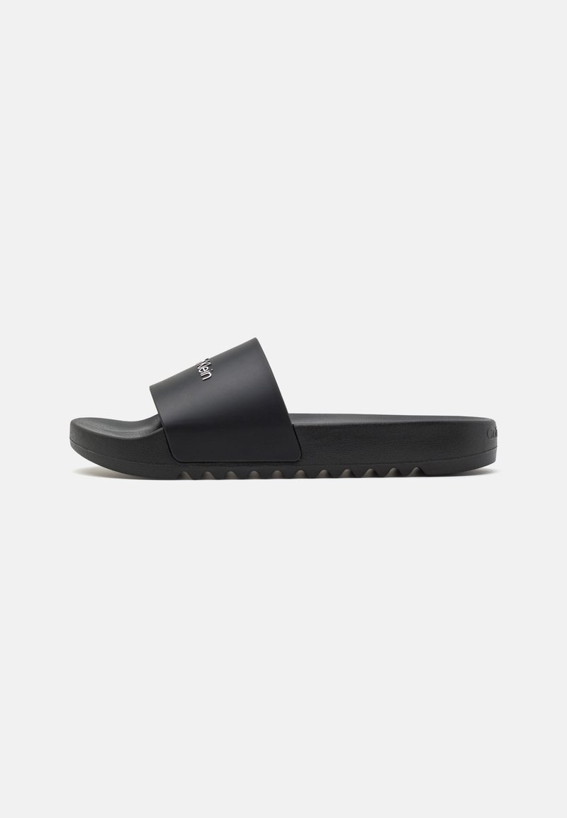 Calvin Klein CHUNKY POOL SLIDE - Slip-on sandaler - black