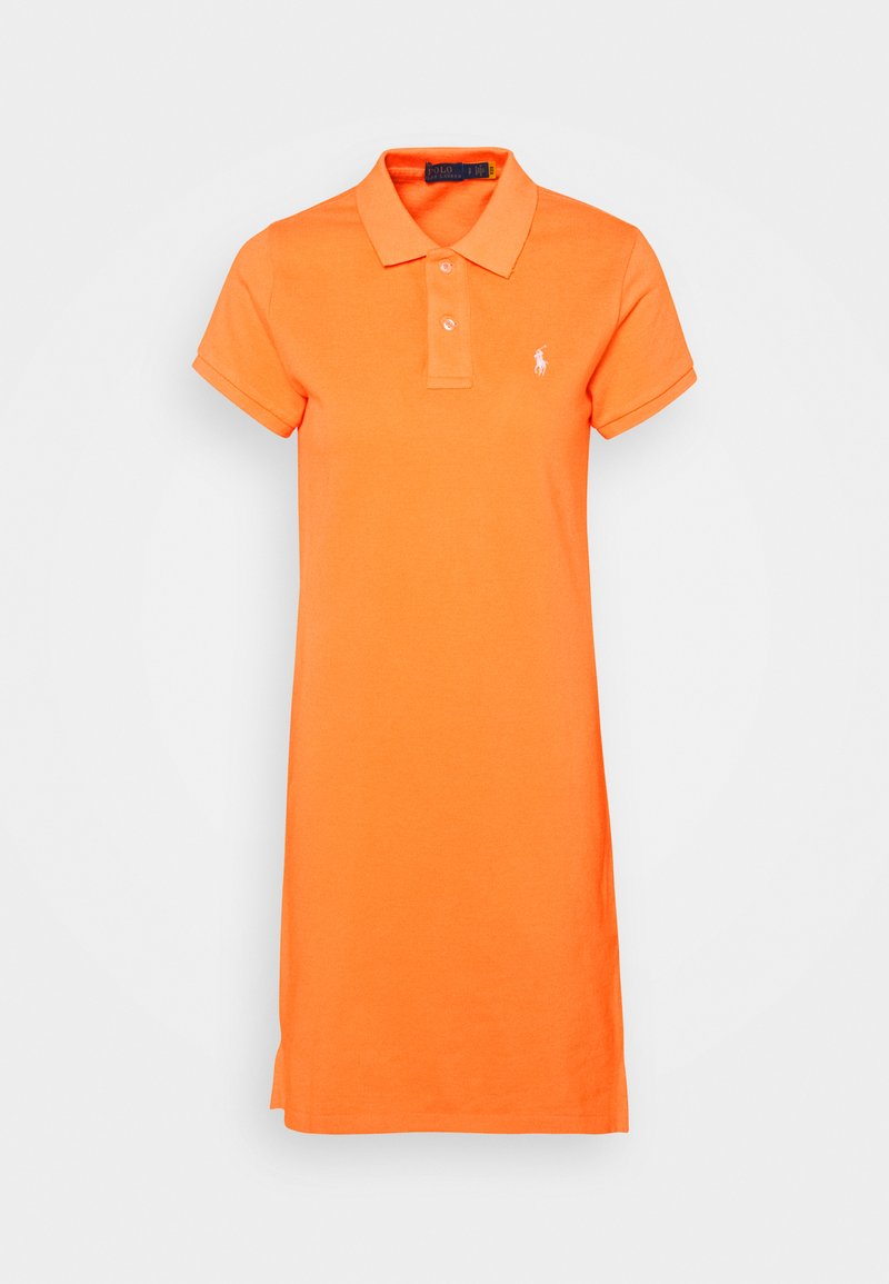 Polo Ralph Lauren COTTON POLO DRESS - Vestido de dia - key west orange