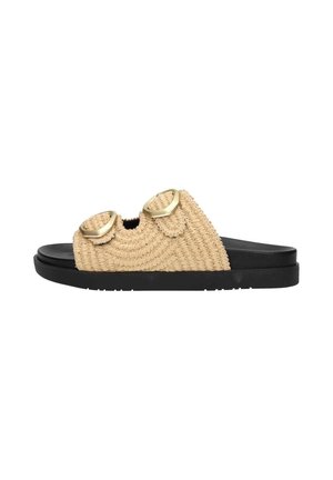 FLACHE MORENA - Mules - rafia natural