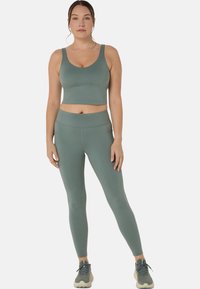 ASICS NAGINO FLEX - Reggiseno sportivo con sostegno medio - monument blue