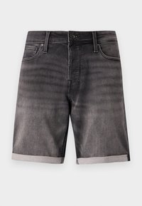 JJIRICK JJICON  - Kratke hlače od trapera - black denim