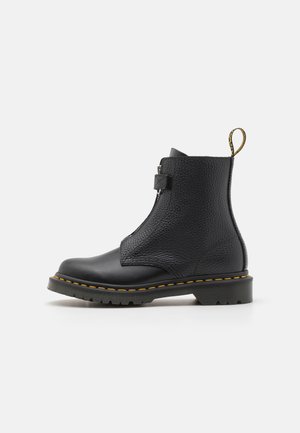 1460 PASCAL ZIP - Enkellaarsjes met plateauzool - black