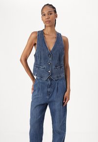 Copenhagen Muse Mom traperice - denim blue