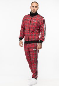 Lonsdale - PASSFORM ROYAL STEWART - Træningssæt - red black white tartan Miniaturebillede 1