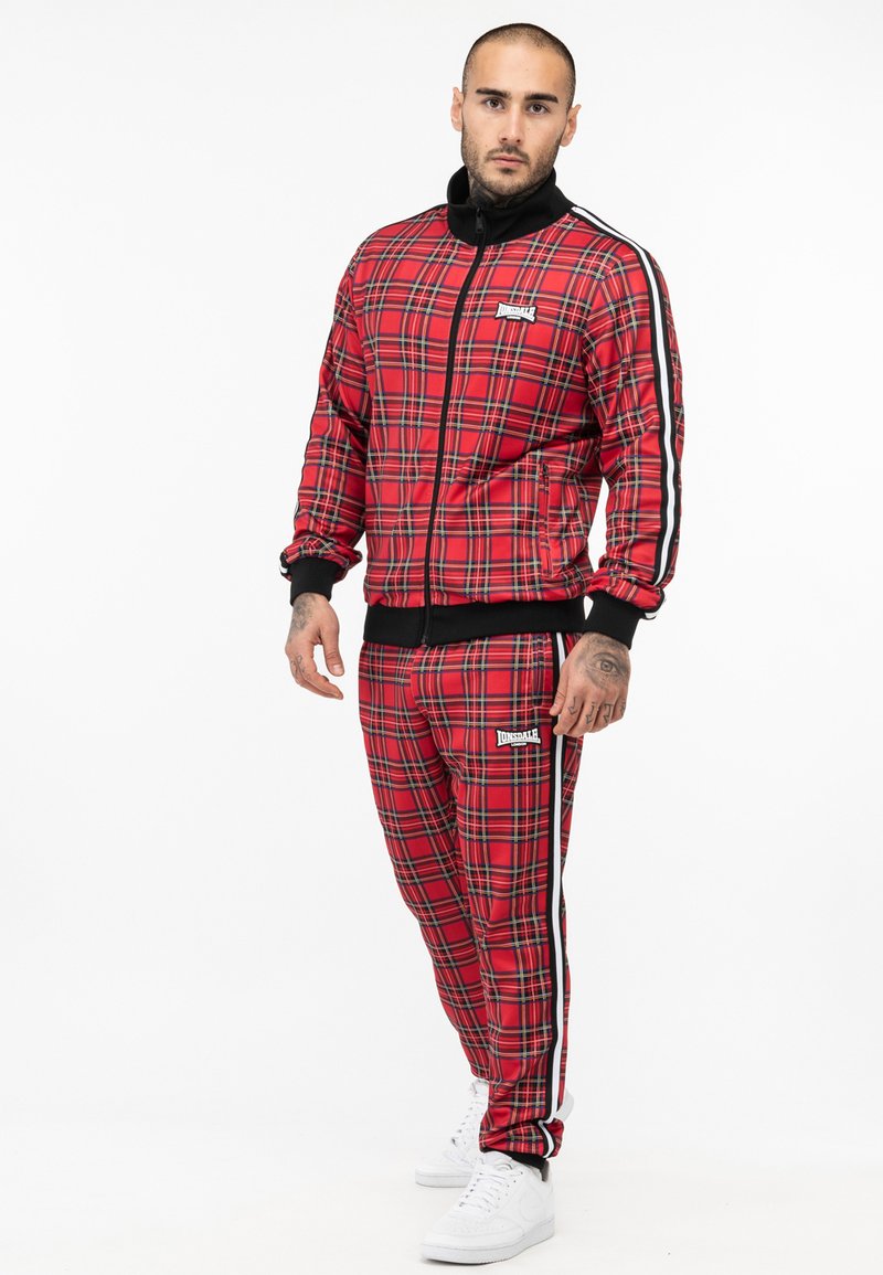 Lonsdale - PASSFORM ROYAL STEWART - Træningssæt - red black white tartan, Forstør