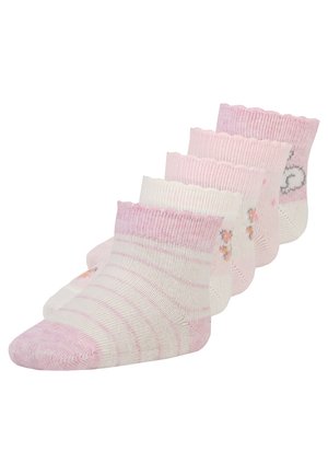 Next BUNNY SOCKS YOUNGER GIRLS BABY  5 PACK - Socken - pink