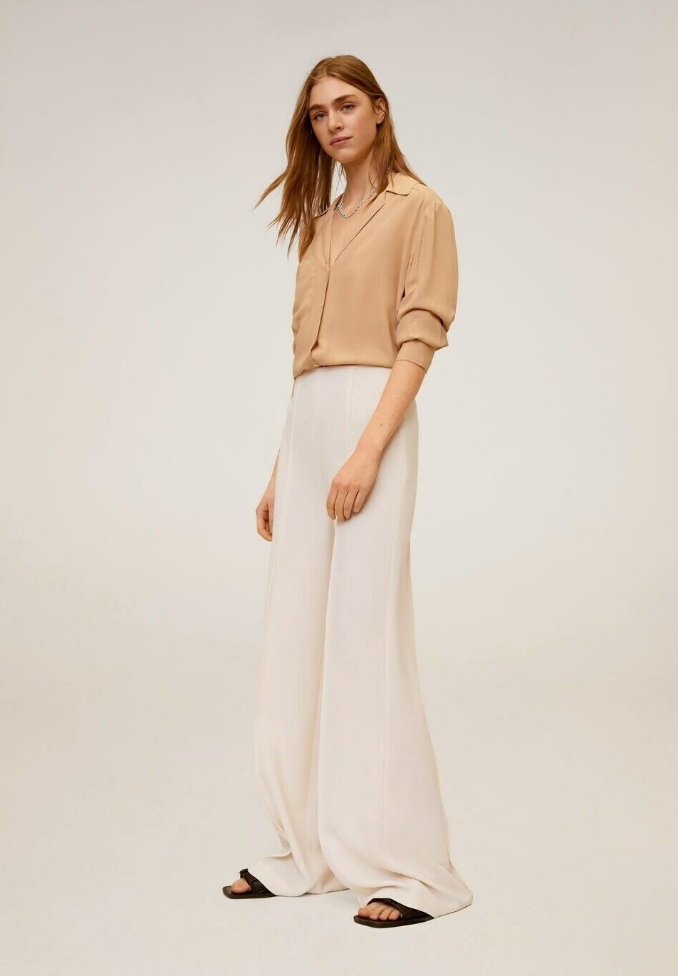 Mango JUSTO-I - Pantaloni - open beige/beige - Zalando.it