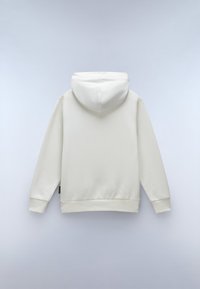 Napapijri BURGEE UNISEX - Felpa con cappuccio - white heron