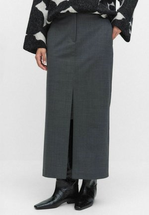 CLAUDIA - Maxikjol - grey melange