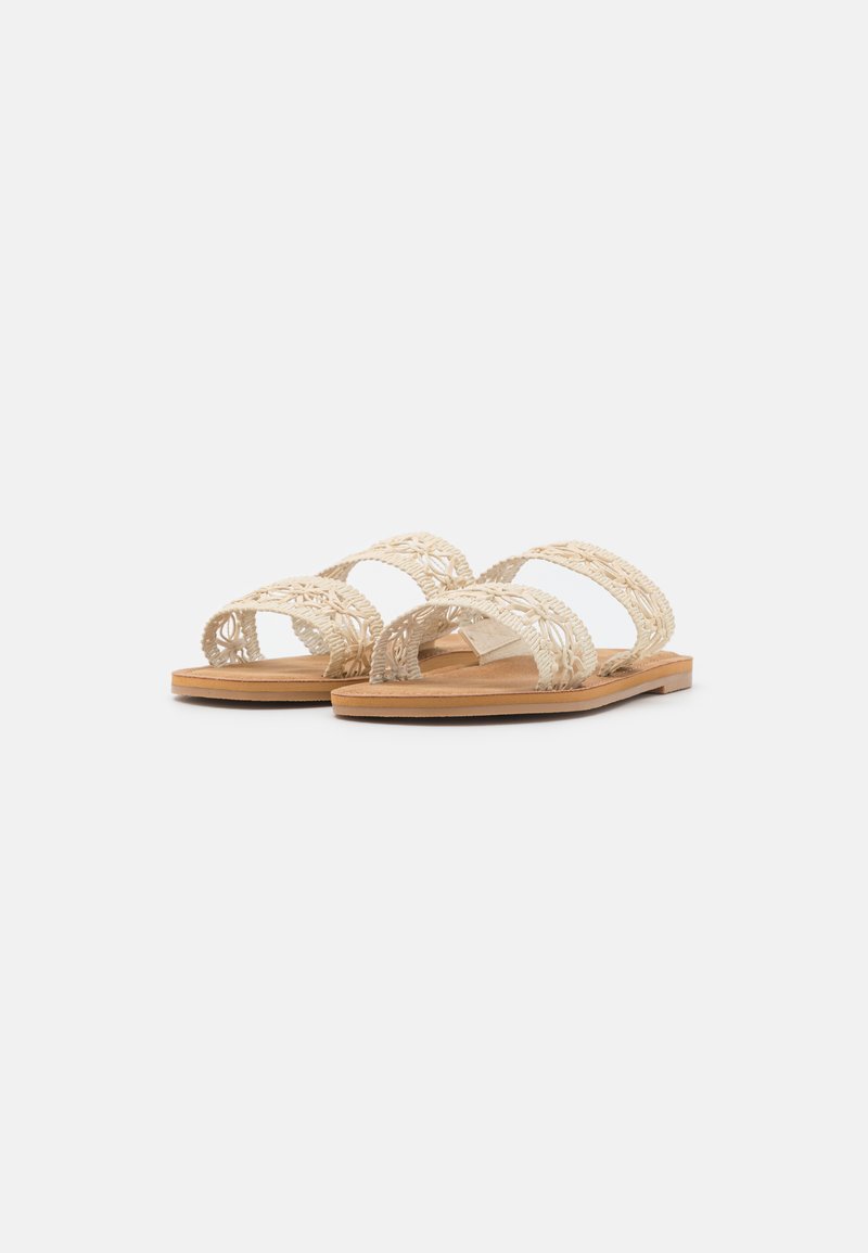 Damen Flache Pantoletten | Roxy DAFNI Pantolette flach white/weiß - XV03320 Damen Flache Pantoletten | Roxy DAFNI Pantolette flach white/weiß - XV03320