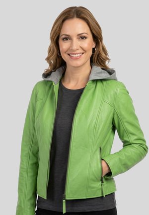 Lederjacken24, ARA - Leather jacket - grün