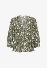 Izbrano, green faded dot