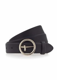 Cintura Donna Tamaris Essential Classics TB0011L07: Vera Pelle 40mm, Marrone Con Bordi Scuri