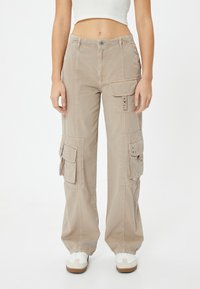 Koton EVE CARGO  - Vaqueros rectos - beige