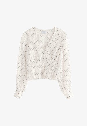 Lindex, LINDEX LONG-SLEEVED BLOUSE LINDEX - Bluse - white
