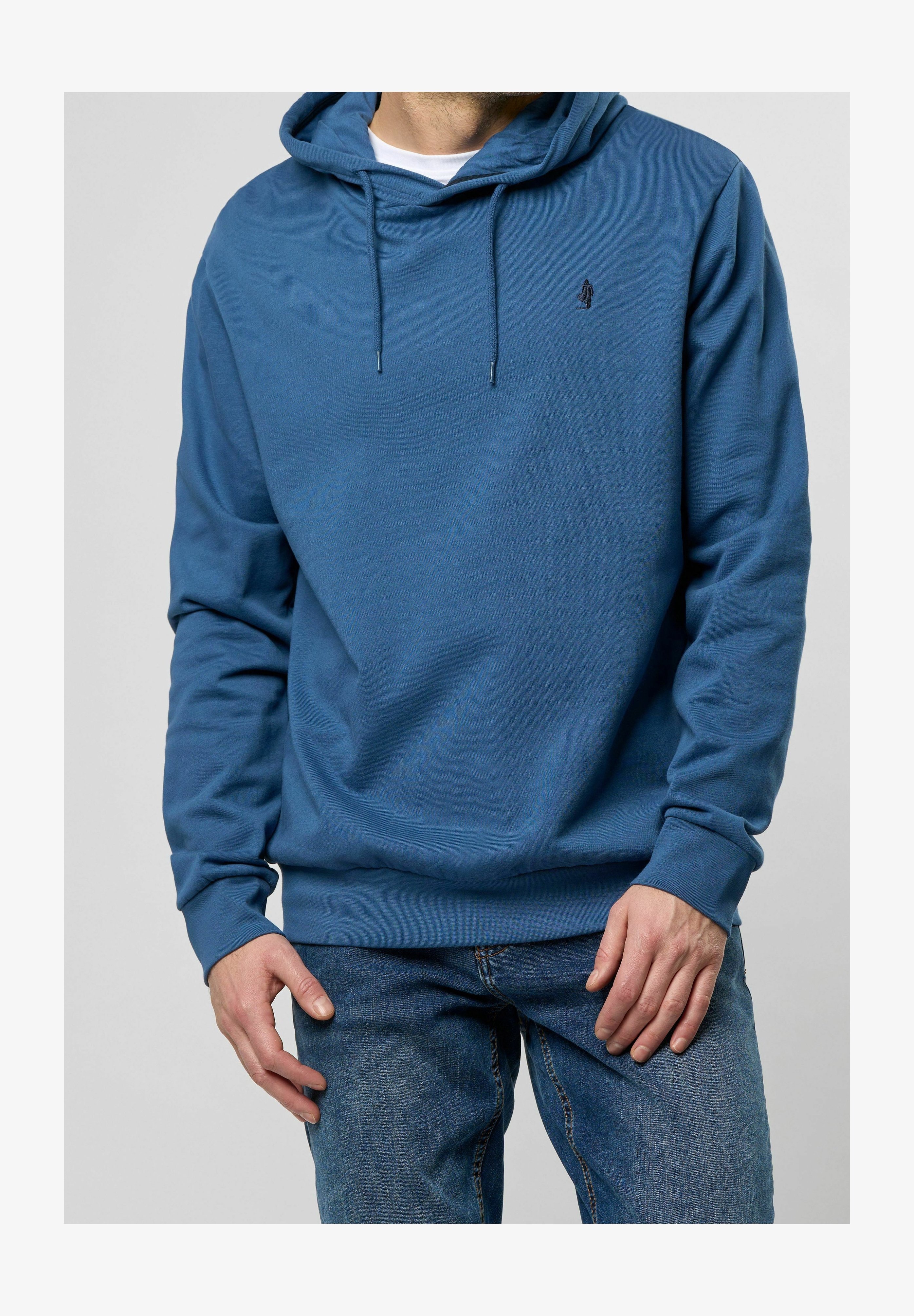 Felpa Leggera Donna S'questo Sweet Soul | Blu, Spalla Sovrapposta, Pois E Stampa Lettere | Taglio Casual, Consigliata Una Taglia In Meno