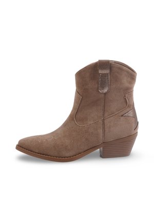 SOLINA - Bottines de cowboy / motard - taupe