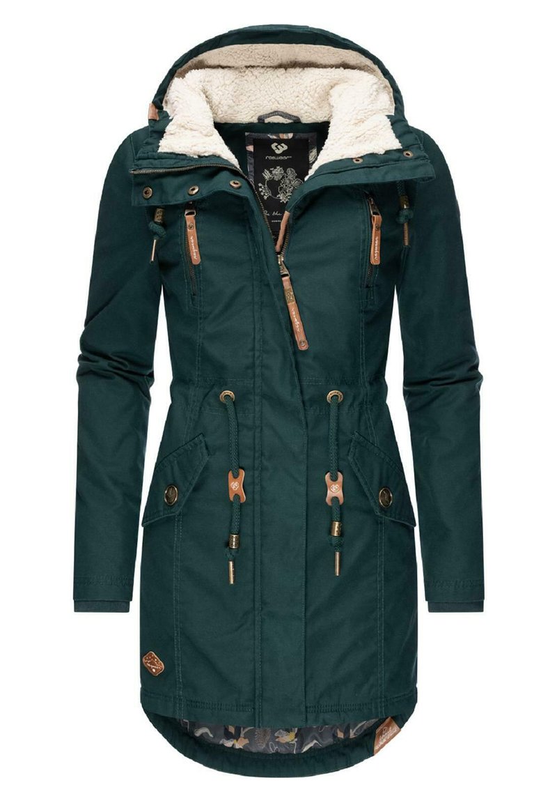 Ragwear ELSIE - Ziemas mētelis - dark green
