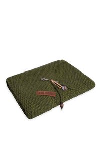 Knit Factory COCO - Halsdoek - moss green khaki