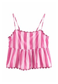 Next - REGULAR FIT STRAPPY CAMI - Top - pink stripe Imagine miniatură 1