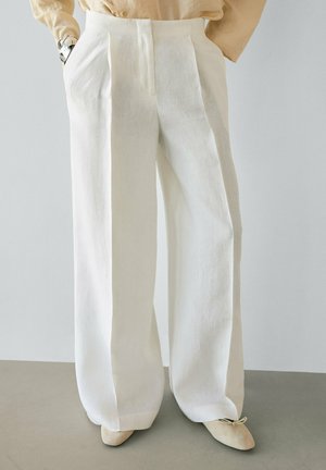 FLOWING - Pantaloni - beige