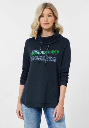 MIT FRONTPRINT - Long sleeved top - blau