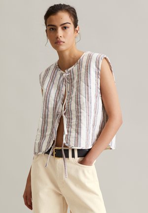 Marc O'Polo DENIM, Waistcoat - offwhite