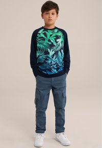 WE Fashion - BLUE RIDGE - Sudadera - blue Imagen en miniatura 1