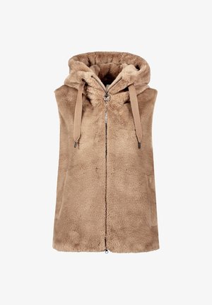 Betty Barclay, BETTY BARCLAY MIT KAPUZE PLÜSCHWESTE - Veste sans manches - classic bronze