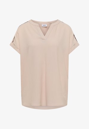 Cecil, DROPPED SHOULDER BLUSENSHIRT MIT STRUKTUR - Blouse - cashmere beige