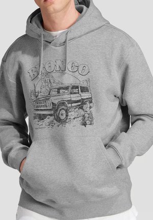 Ford, FORD BRONCO DESERT BLACK MONO - Kapuzenpullover - mottled light grey