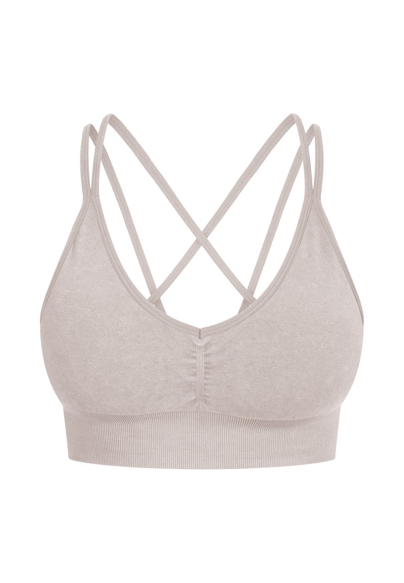 Smilodox Sport-bh met light support lichtbruin