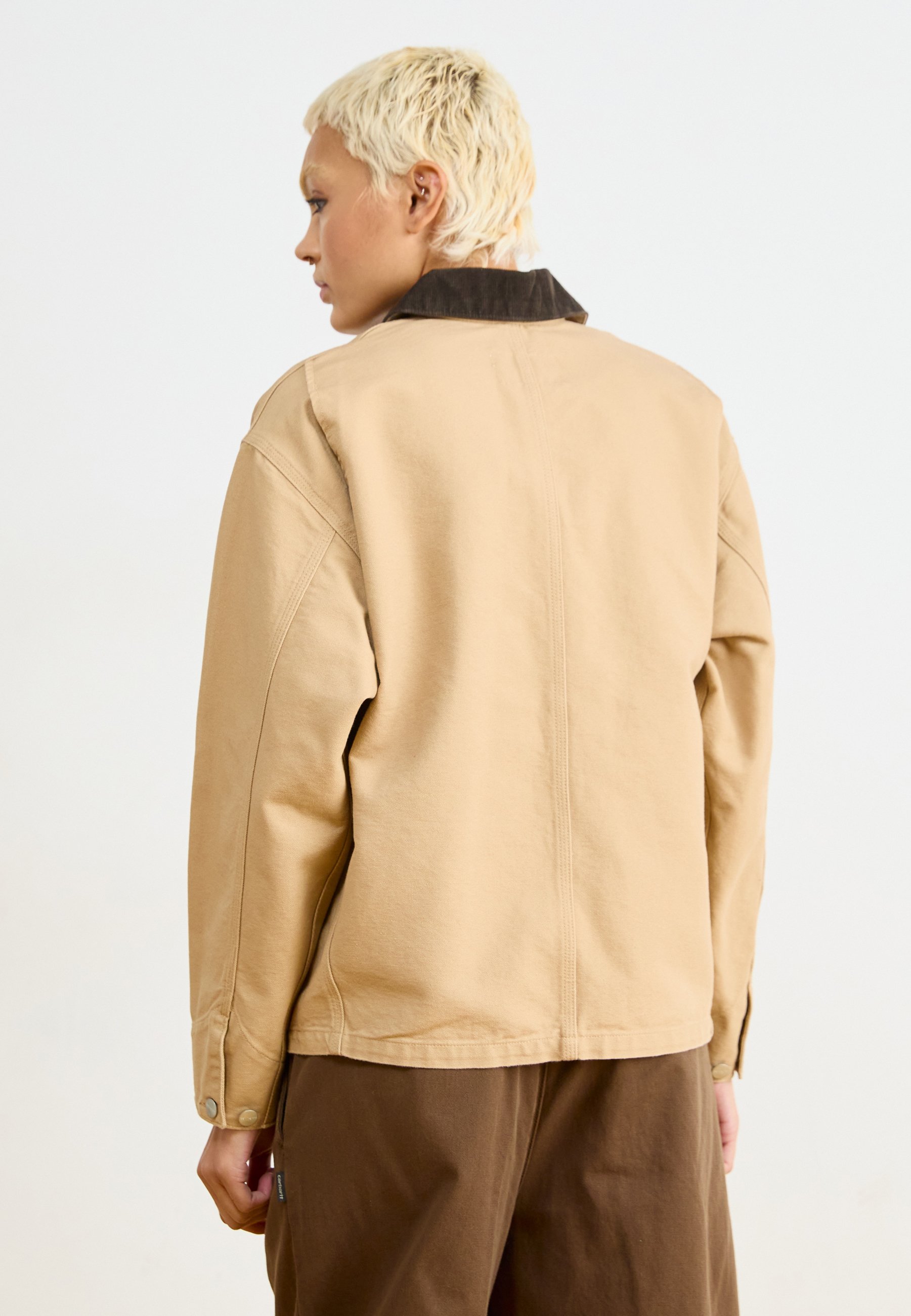 Carhartt WIP MICHIGAN - Summer jacket - dusty brown/tobacco rinsed