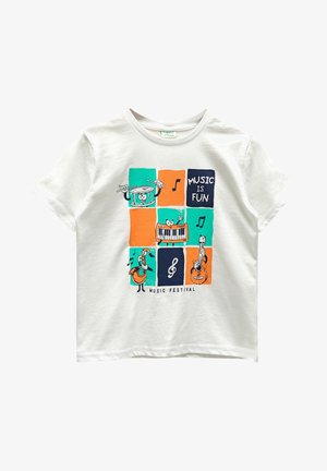 T-Shirt print - white