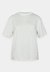 DIAMOND TOP - Camiseta deportiva - light silver-coloured/white