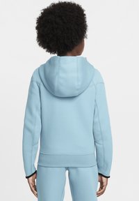 Nike Sportswear TECH FZ - Felpa con zip - denim turquoise black black