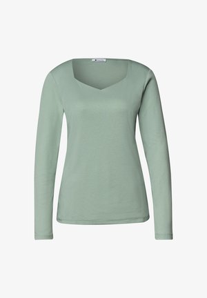 Street One, LANGARM SHIRT MIT CARRÉ AUSSCHNITT - T-shirt à manches longues - eucalyptus green