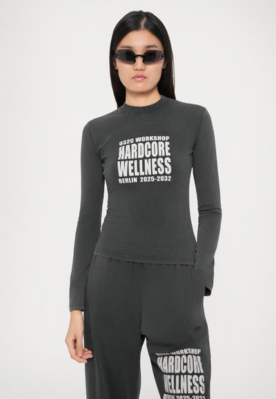 032c HARDCORE WELLNESS TIGHT LONGSLEEVE - Top s dlhým rukávom - black