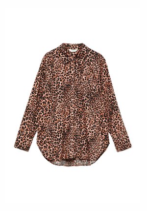 Marks & Spencer, TREND ANIMAL COLLAR AND STAND PJ. - Nachtwäsche Shirt - brown mix