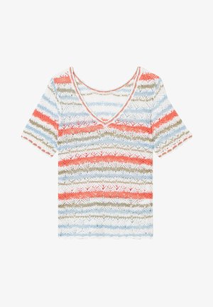 BONOBO Jeans MIT KURZEN ÄRMELN - T-shirt print - violet clair