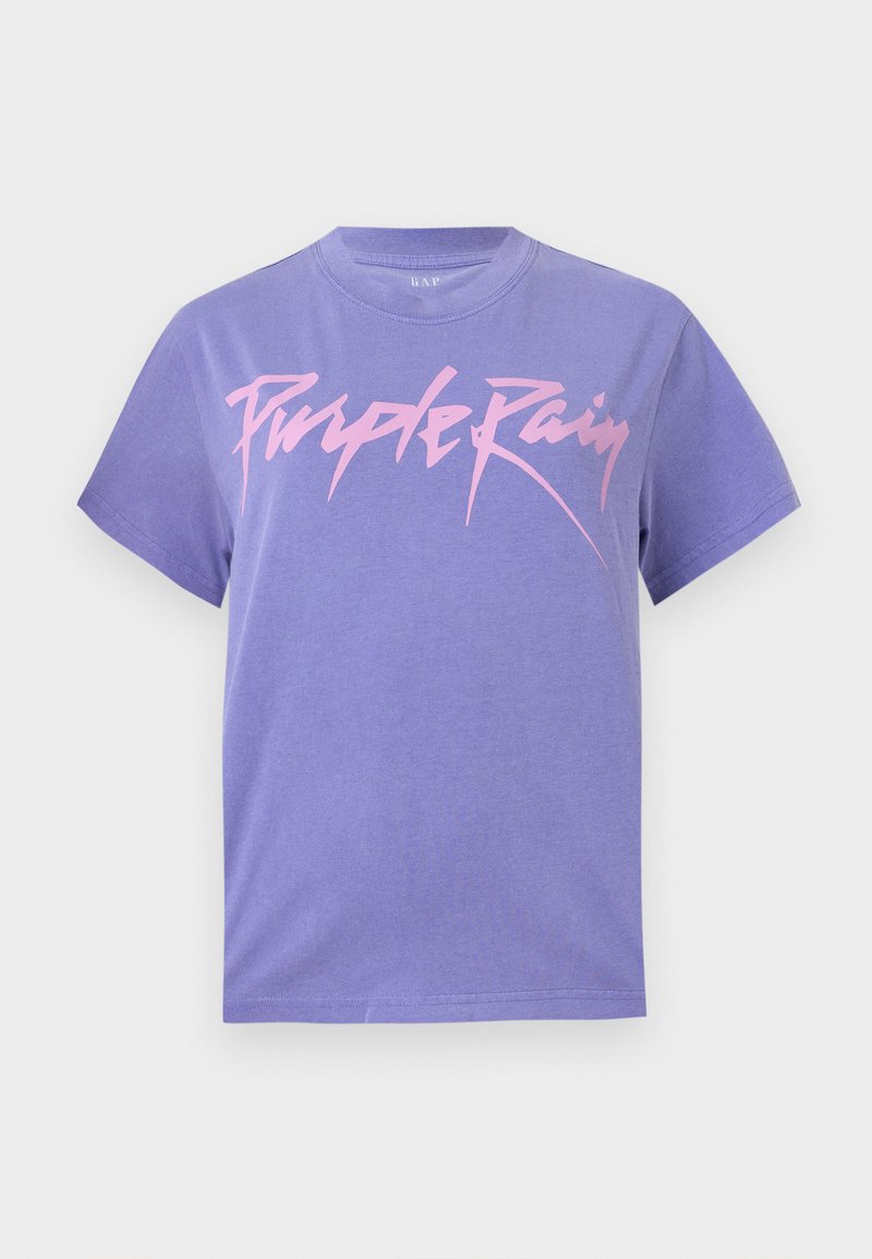 GAP GRAPHICS EDITOR TEE PRINCE - T-shirt med print - purple loganberry ...