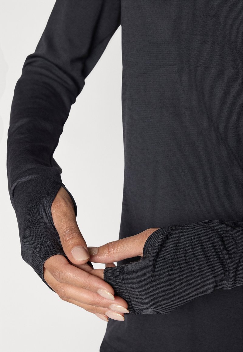 ASICS ROAD WINTER SEAMLESS TOP - Camiseta de manga larga - performance black
