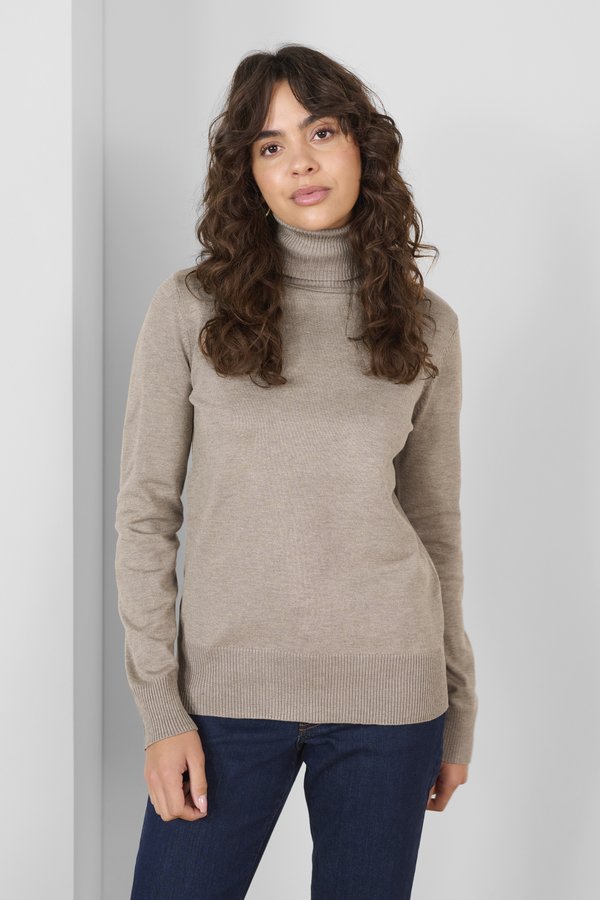 MILASZ ROLLNECK - Jumper - beige2