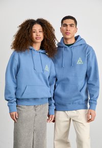 HUF SET HOODIE - Sudadera - slate blue