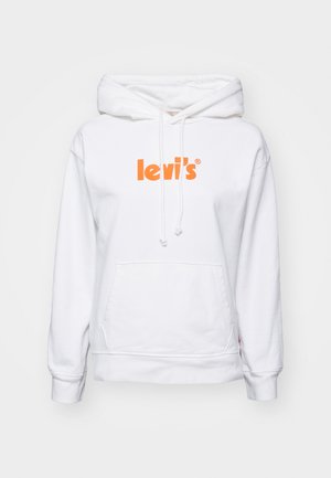 Levi's® GRAPHIC STANDARD HOODIE - Bluza z kapturem - white