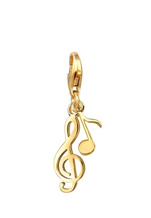 CLEF MUSIC - Vedhæng - gold-coloured